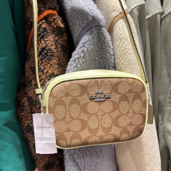 Coach Mini Jamie Camera Bag In Signature Canvas
SV/Khaki/Pale Lime - Picture 9 of 16